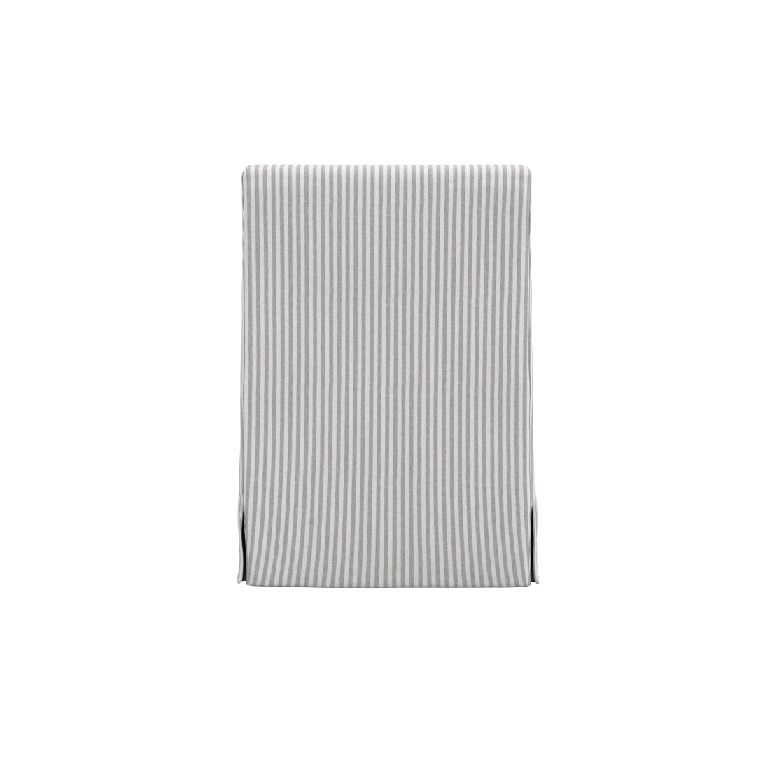 Hettie Grey Thin Stripe Dining Chair with Arms